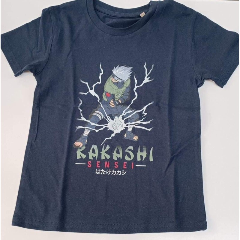 copy of T-SHIRT NARUTO KAKASHI NAVY BLUE KIDS TAILLE 6ans