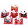 Tirelire grand chat en porcelaine