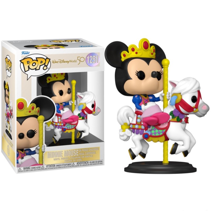 FUNKO POP! - Disney Nº1251 - MINNIE MOUSE ON PRINCE CHARMING