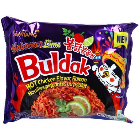 BULDAK RAMEN SAMYANG - POULET ÉPICÉS HABANERO CITRON VERT