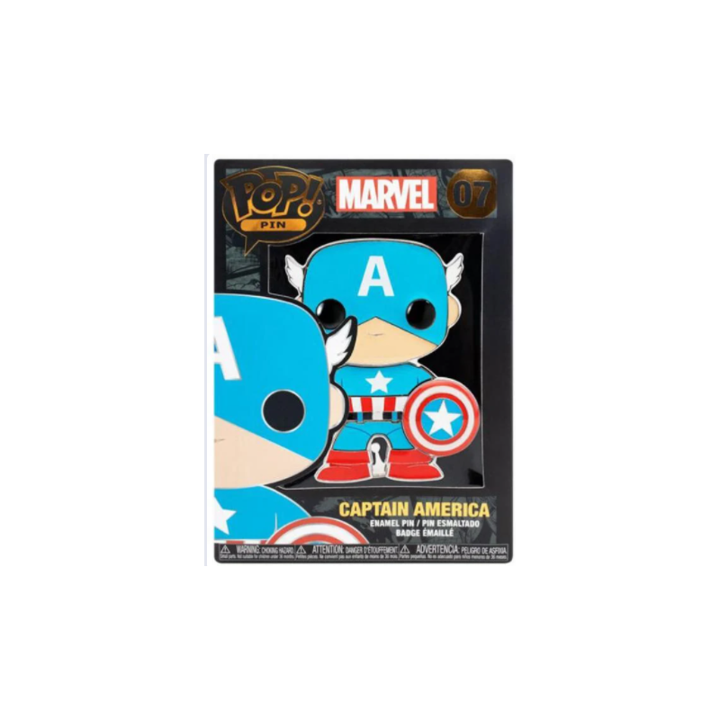 Funko Pop! - Pin's Marvel N°07 - Captain America