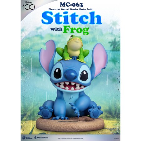 Beast Kingdom - Disney 100th - Stitch avec Grenouille - Statuette Master Craft 34cm