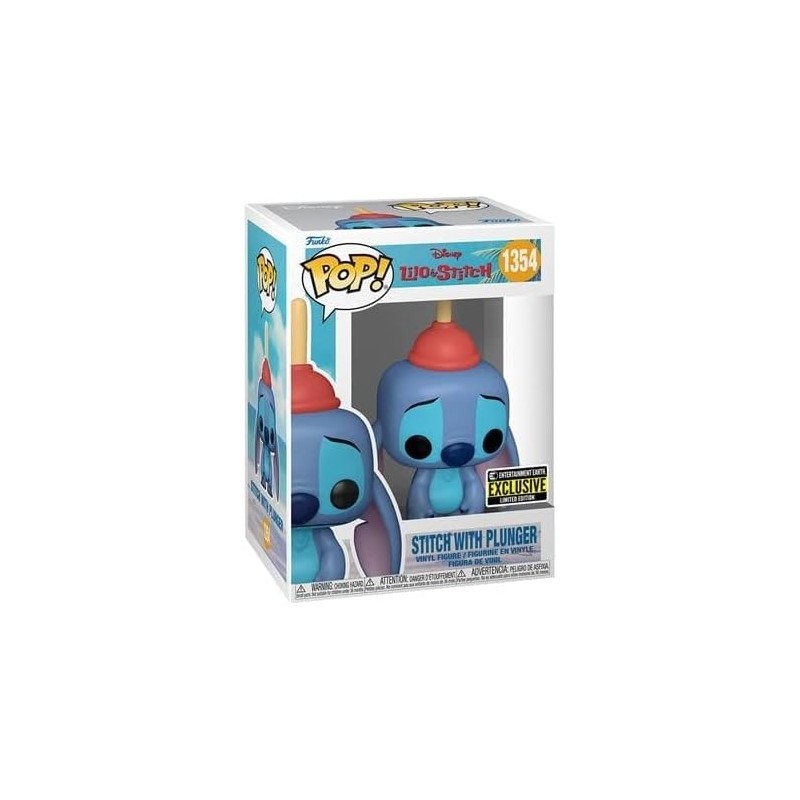 Funko Pop! - Lilo & Stitch N°1354 - Stitch with Plunger Exclu