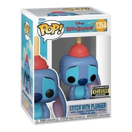 Funko Pop! - Lilo & Stitch N°1354 - Stitch with Plunger Exclu