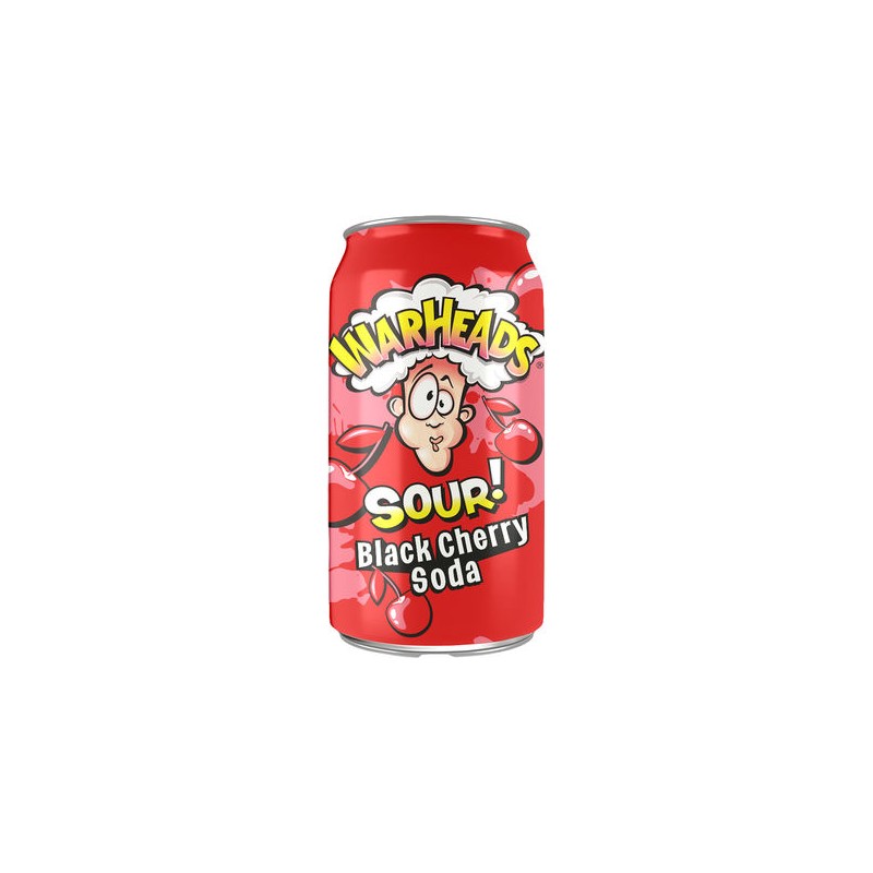 Soda Warheads Cerise noire Sour