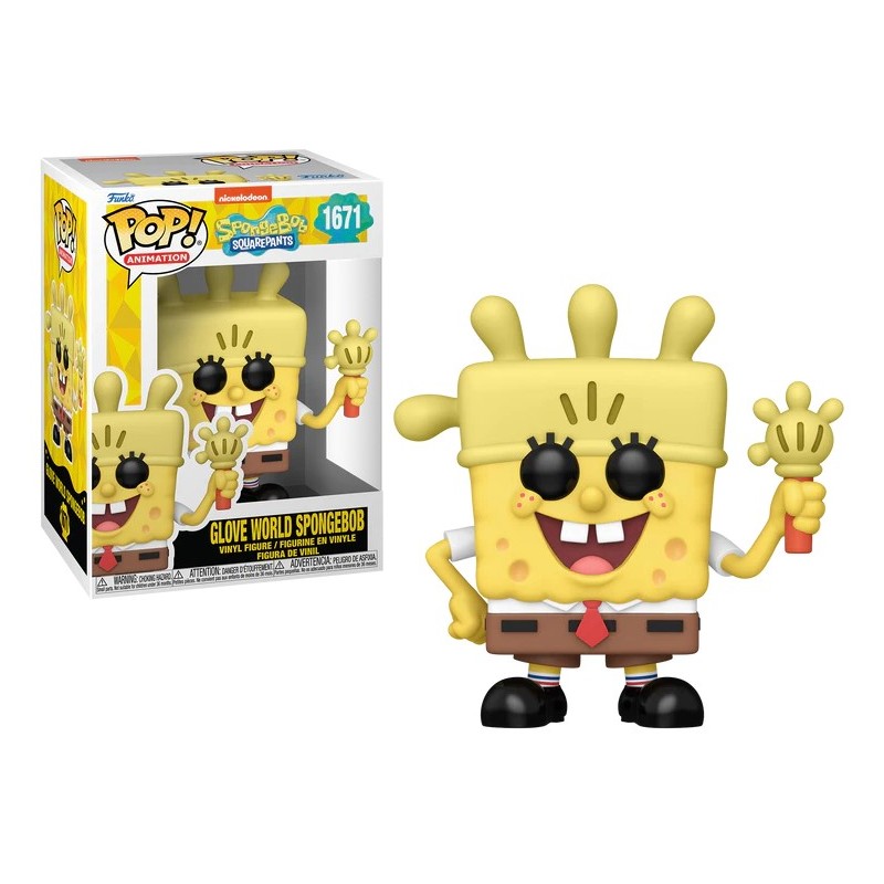 Funko Pop! - Bob l'Eponge N°1671 - Bob Glove World