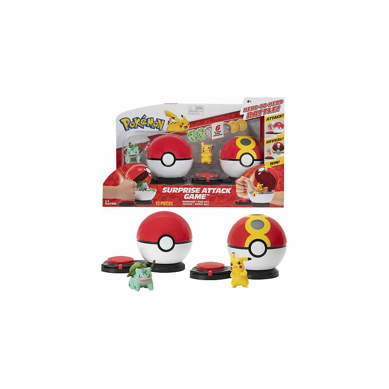 Pokémon - Surprise Attack Game - Pikachu & Bulbizarre