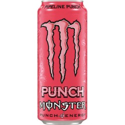 MONSTER PIPELINE PUNCH CANS...