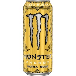 MONSTER ENERGY UTRA GOLD PINEAPPLE ZERO SUGAR CANS 50CL