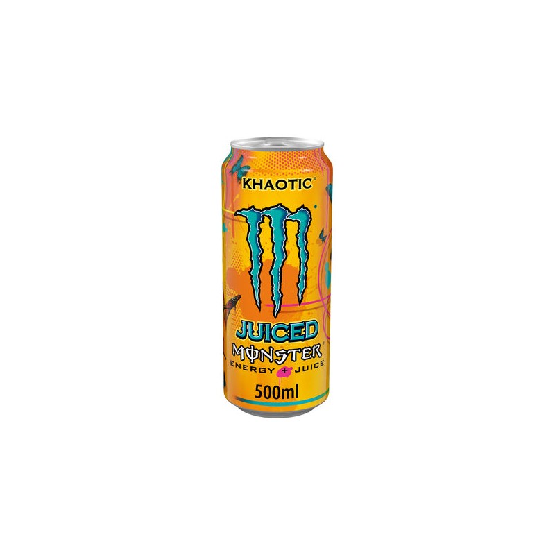 MONSTER ENERGY JUICED KHAOTIC CANS 50CL