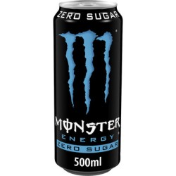 MONSTER ZERO SUGAR CANS 50CL